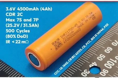 18650 vs 21700 Battery Lifespan